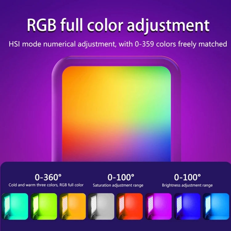 Desiontal W70 Full Color RGB Live Fill Light Portable Small Pocket Light Ambient Photo Handheld Photography Lighting - free shipping - PMC TechLife - Order now!