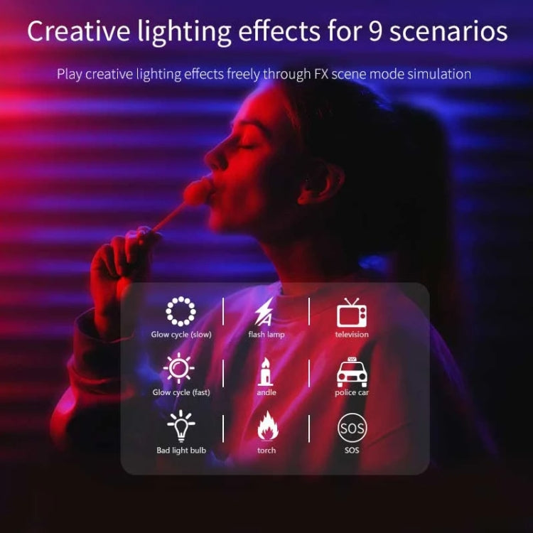 Desiontal W70 Full Color RGB Live Fill Light Portable Small Pocket Light Ambient Photo Handheld Photography Lighting - free shipping - PMC TechLife - Order now!