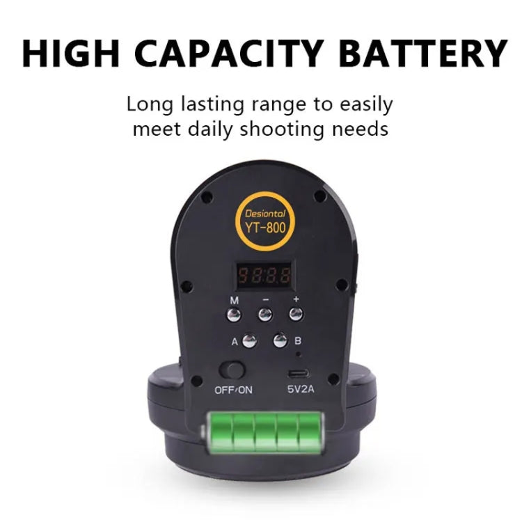 Desiontal YT-800 Cell Phone Camera Remote Control Gimbal 360 Rotation Panoramic Shooting Stabilizer(Standard) - free shipping - PMC TechLife - Order now!