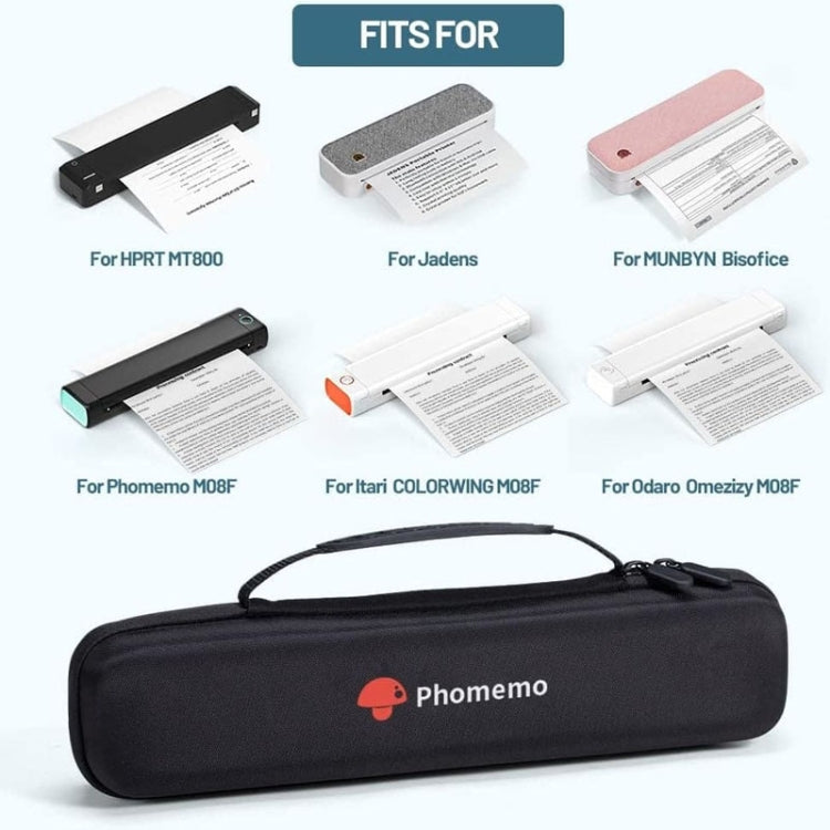 Phomemo Portable Storage Bag For M08F / P831 Printer(Black) - Others by Phomemo | Online Shopping South Africa | PMC Jewellery | Buy Now Pay Later Mobicred