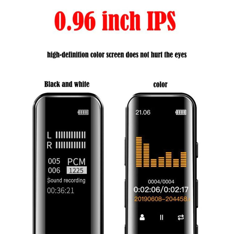 G1 0.96-Inch IPS Color Screen HD Smart Mini Noise Reduction Timer Recorder, Capacity: 16GB - Recording Pen by PMC TechLife | Online Shopping South Africa | PMC TechLife | Buy Now Pay Later Mobicred