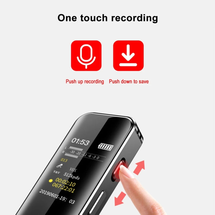 G1 0.96-Inch IPS Color Screen HD Smart Mini Noise Reduction Timer Recorder, Capacity: 8GB - Recording Pen by PMC TechLife | Online Shopping South Africa | PMC TechLife | Buy Now Pay Later Mobicred