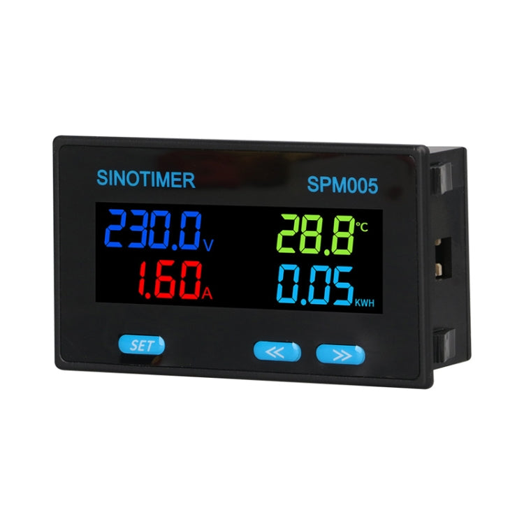 SINOTIMER SPM005 AC Digital Display Voltage Current Power Electricity Multifunctional Monitoring Meter, Specification: 200A - Current & Voltage Tester by SINOTIMER | Online Shopping South Africa | PMC TechLife | Buy Now Pay Later Mobicred