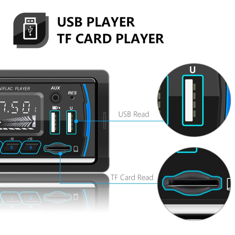 Dual USB Car DAB Digital U Disk Card Bluetooth Radio MP3 Player(SWM-M4) - Car MP3 & MP4 & MP5 by PMC TechLife | Online Shopping South Africa | PMC TechLife | Buy Now Pay Later Mobicred