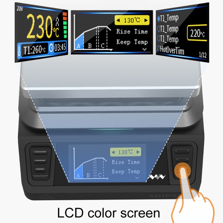 MINIWARE MHP50 Support PD/DC Power Supply 150W High Power Mini Thermostat Heating Station, Model: A5 - free shipping - PMC TechLife - Order now!