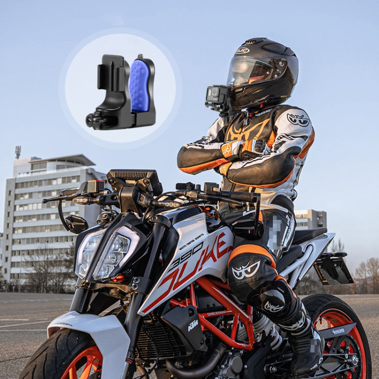 Motorcycle Helmet Chin Clamp Mount for GoPro Hero Series DJI Osmo Action, SJCAM Cameras, Spec: Set 2 - free shipping - PMC TechLife - Order now!
