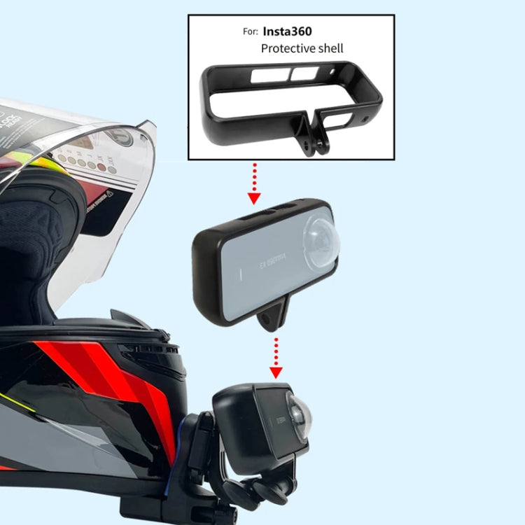 Motorcycle Helmet Chin Clamp Mount for GoPro Hero Series DJI Osmo Action, SJCAM Cameras, Spec: Set 1 - Helmet Mount by PMC TechLife | Online Shopping South Africa | PMC TechLife | Buy Now Pay Later Mobicred
