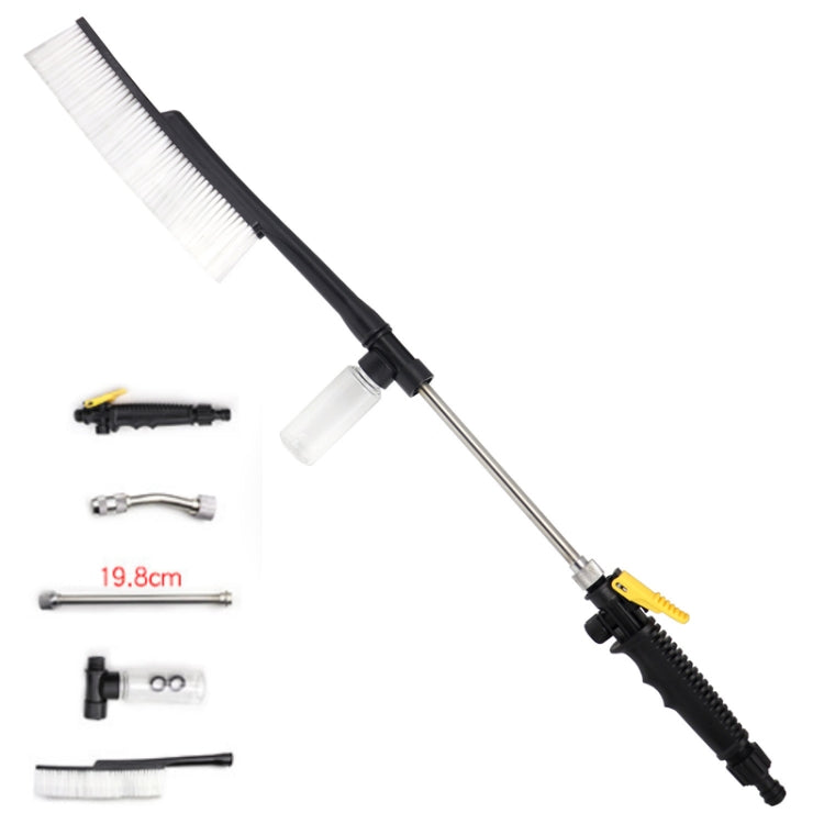 High Pressure Car Wash Nozzle Soft Bristle Long Handle Brush Foam Bottle Tool Set, Specification: Set 2 - Car washing supplies by PMC TechLife | Online Shopping South Africa | PMC TechLife | Buy Now Pay Later Mobicred