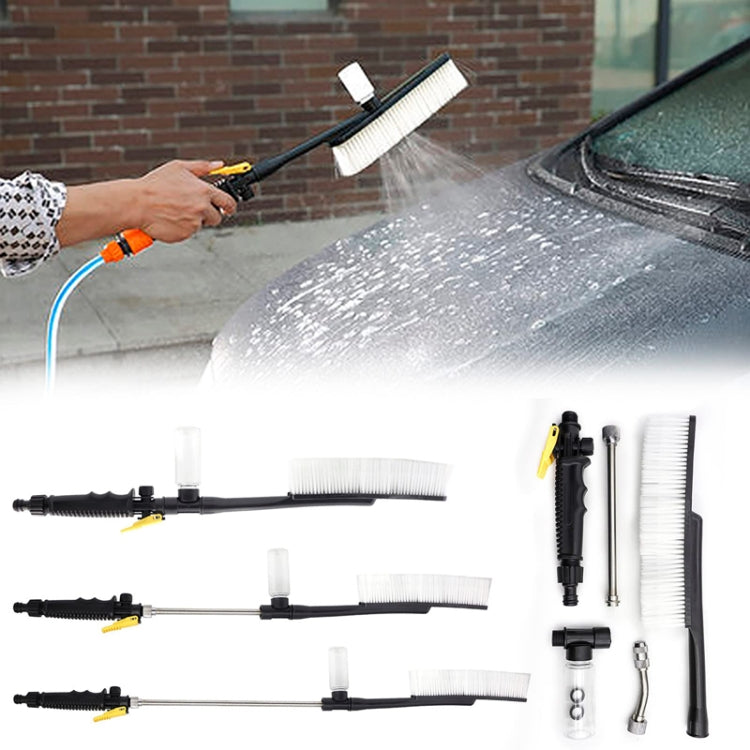 High Pressure Car Wash Nozzle Soft Bristle Long Handle Brush Foam Bottle Tool Set, Specification: Set 2 - Car washing supplies by PMC TechLife | Online Shopping South Africa | PMC TechLife | Buy Now Pay Later Mobicred