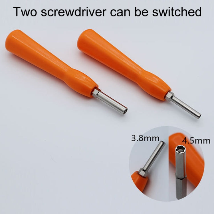 3.8mm/4.5mm 2 In 1 For GBA/NGC/N64/SFC/Wii Game Console Disassembly Tool Screwdriver Socket - Screwdriver by PMC TechLife | Online Shopping South Africa | PMC TechLife