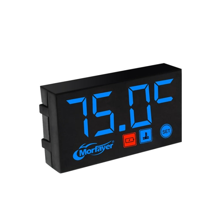 Compact LED Digital Display Time Voltmeter, Specification: 2 in 1 Water Temperature Blue - Electrical Instruments by PMC TechLife | Online Shopping South Africa | PMC TechLife | Buy Now Pay Later Mobicred