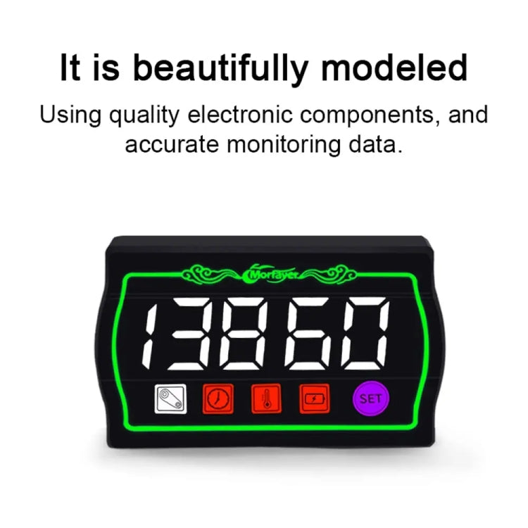 5 in 1 Ambient Temperature Tachometer Morfayer Locomotive Intelligent Multi-function Tachometer - free shipping - PMC TechLife - Order now!