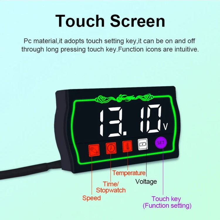 4 in 1 Water Temperature Meter Morfayer Locomotive Intelligent Multi-function Tachometer - free shipping - PMC TechLife - Order now!