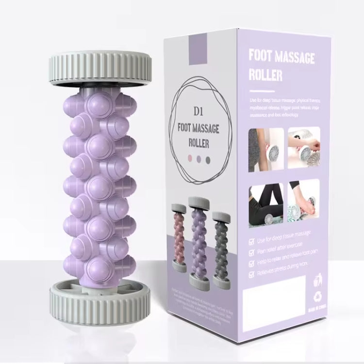 Foot Massage Roller Home Fitness Muscle Relaxation Plantar Fascia Rod(Purple) - free shipping - PMC TechLife - Order now!