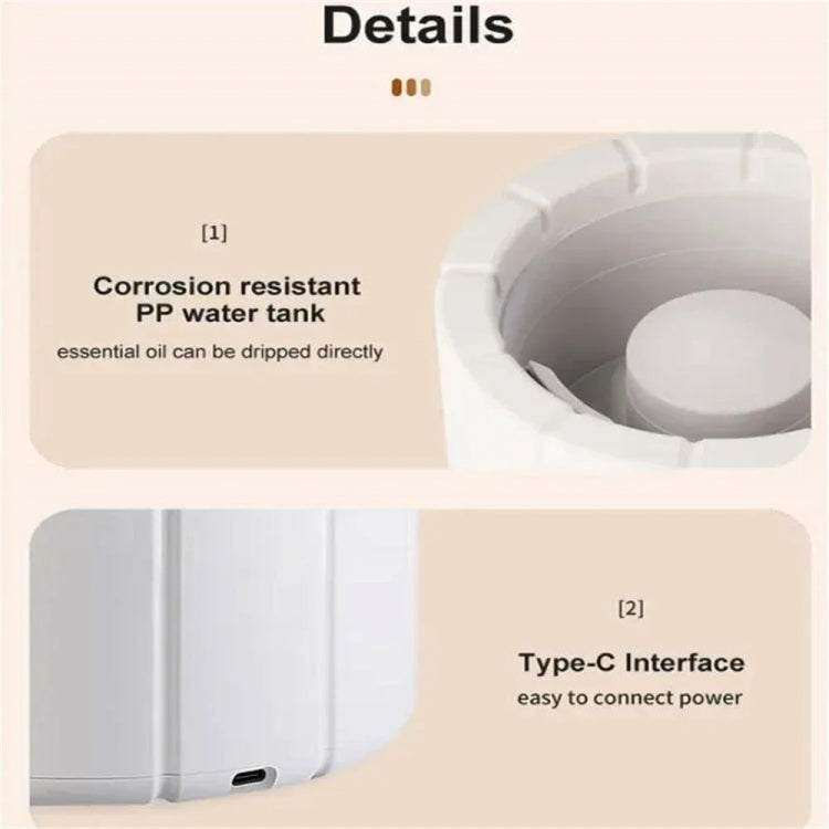 Bonfire Shaped Remote Control Aroma Diffuser Desktop Flame Humidifier, Color: Colorful White - free shipping - PMC TechLife - Order now!