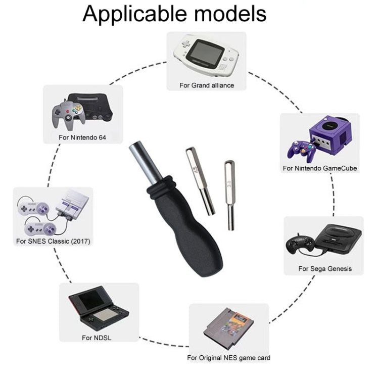 For N64/NGC/SFC Game Console Disassembly Hardware Tools Screwdriver Accessories, Model: Handle - free shipping - PMC TechLife - Order now!