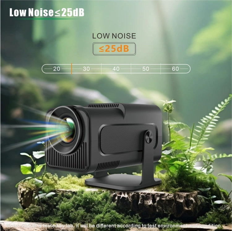 HY320 1080P 390ANSI 4K Android 11 Projector With Wifi 6 Bluetooth 5.0 Support Miracast / Airplay / DLNA AU Plug - LED Projector by PMC TechLife | Online Shopping South Africa | PMC TechLife | Buy Now Pay Later Mobicred