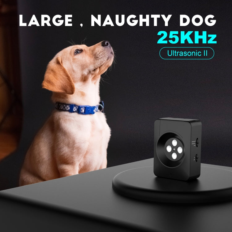 Anti Barking Device for Dogs With 4 Enhanced Ultrasonic Transmitter 3 Adjustable Levels(Black) - Training Aids by PMC TechLife | Online Shopping South Africa | PMC TechLife | Buy Now Pay Later Mobicred