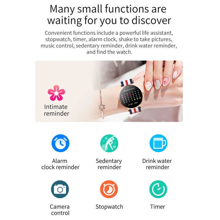 T8 1.3-inch Heart Rate/Blood Pressure/Blood Oxygen Monitoring Bluetooth Smart Watch, Color: Silver Gray - Smart Watches by PMC TechLife | Online Shopping South Africa | PMC TechLife