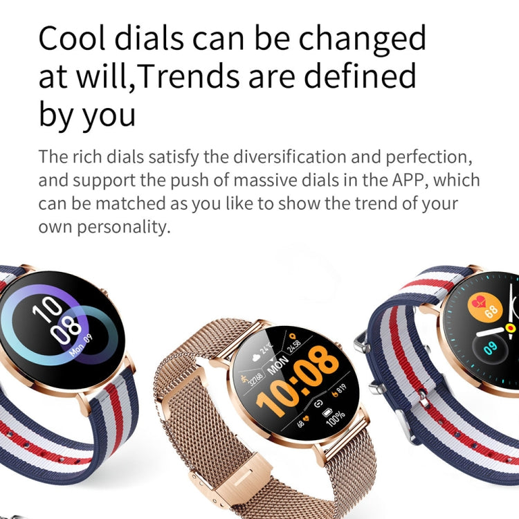 T8 1.3-inch Heart Rate/Blood Pressure/Blood Oxygen Monitoring Bluetooth Smart Watch, Color: Gold - Smart Watches by PMC TechLife | Online Shopping South Africa | PMC TechLife | Buy Now Pay Later Mobicred