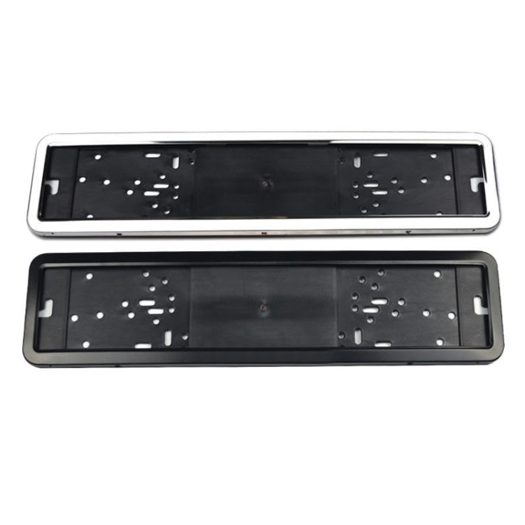 European/Russian/Ukrainian Stainless Steel License Plate Frame(8K Mirror) - License Plate Covers & Frames by PMC TechLife | Online Shopping South Africa | PMC TechLife | Buy Now Pay Later Mobicred