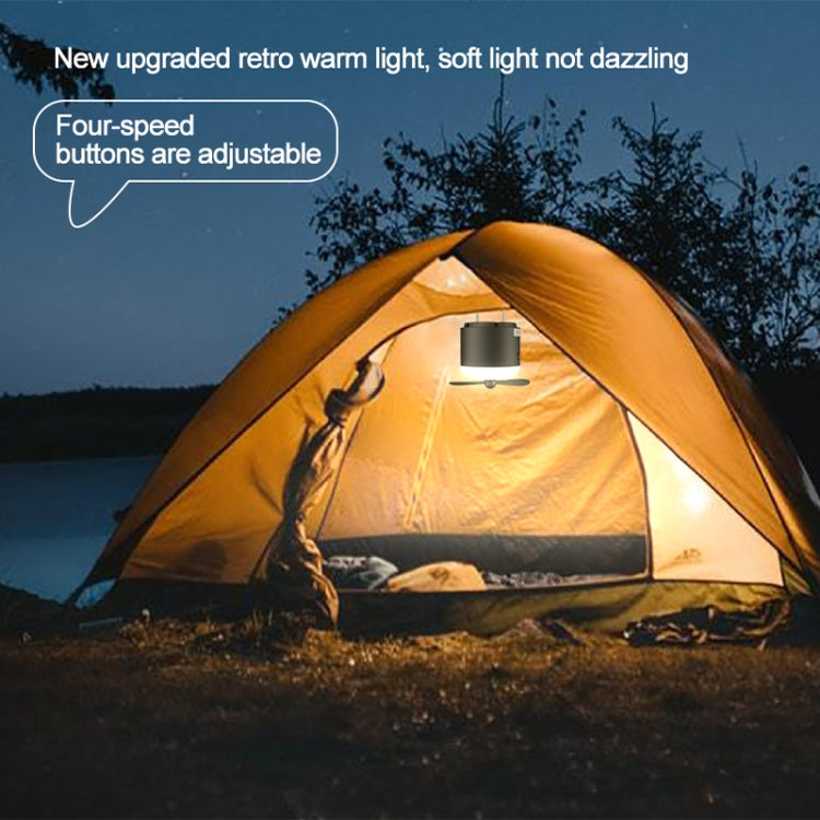 Outdoor Camping Tent Hanging Ambient Light Magnetic Spray Humidification Fan(White) - Electric Fans by PMC TechLife | Online Shopping South Africa | PMC TechLife | Buy Now Pay Later Mobicred