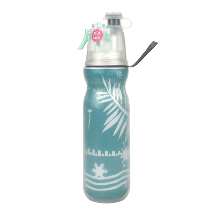 470ml Summer Outdoor Sports Training Spray Cooling Water Cup, Color: Green Leaves 3-layers - Kettles by PMC TechLife | Online Shopping South Africa | PMC TechLife | Buy Now Pay Later Mobicred