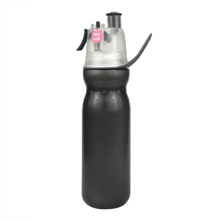 470ml Summer Outdoor Sports Training Spray Cooling Water Cup, Color: Pure Black 2-layers - Kettles by PMC TechLife | Online Shopping South Africa | PMC TechLife | Buy Now Pay Later Mobicred