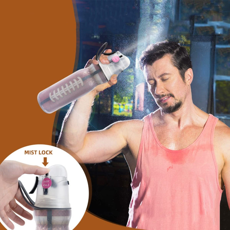 470ml Summer Outdoor Sports Training Spray Cooling Water Cup, Color: Rugby 3-layers - Kettles by PMC TechLife | Online Shopping South Africa | PMC TechLife | Buy Now Pay Later Mobicred