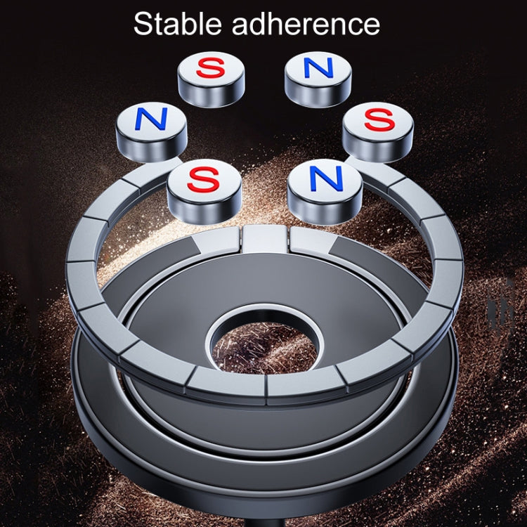 D50 Magnetic Folding Car Phone Holder Rotatable Dashboard Stick-On Navigation Stand - Car Holders by PMC TechLife | Online Shopping South Africa | PMC TechLife | Buy Now Pay Later Mobicred