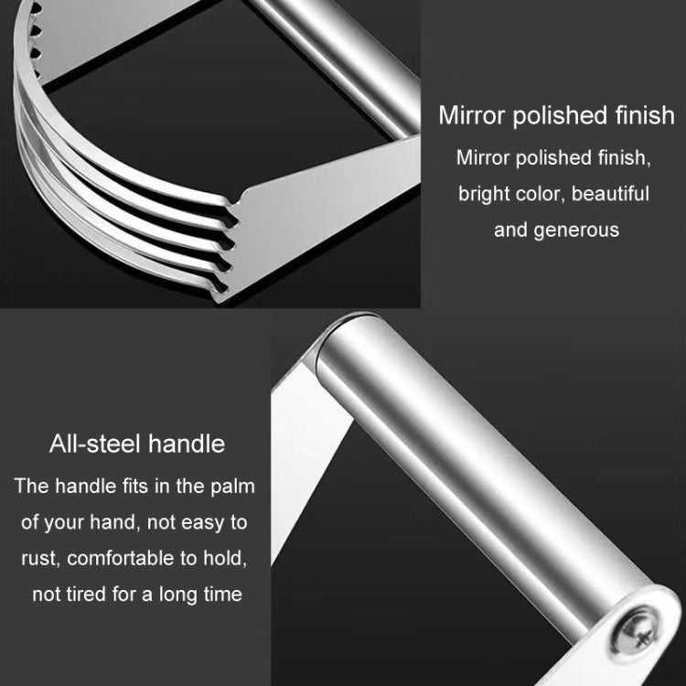 Stainless Steel Cutter 5-Layer Curved Dough Mixer Kitchen Baking Flour Cutter Gadgets(91g) - Baking Pastry Tools by PMC TechLife | Online Shopping South Africa | PMC TechLife | Buy Now Pay Later Mobicred