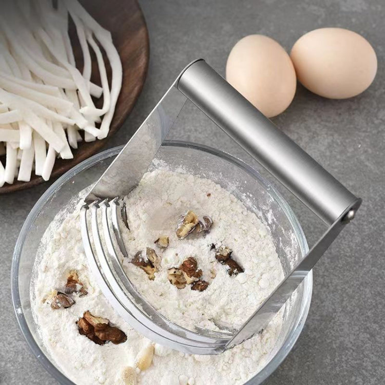 Stainless Steel Cutter 5-Layer Curved Dough Mixer Kitchen Baking Flour Cutter Gadgets(91g) - Baking Pastry Tools by PMC TechLife | Online Shopping South Africa | PMC TechLife | Buy Now Pay Later Mobicred