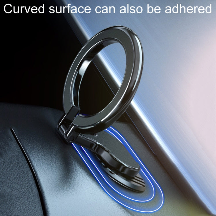 D21 Magnetic Folding Car Phone Holder Rotatable Steering Wheel Stick-On Navigation Stand - free shipping - PMC TechLife - Order now!