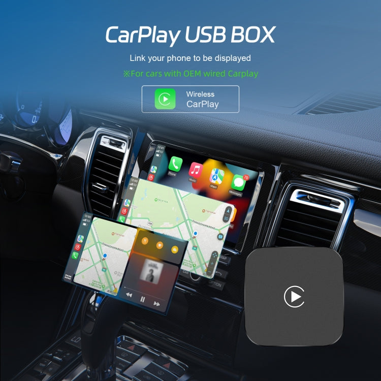 Universal Original Car Wired Cable Carplay To Wireless Carplay Box(Standard) - Car MP3 & MP4 & MP5 by PMC TechLife | Online Shopping South Africa | PMC TechLife | Buy Now Pay Later Mobicred