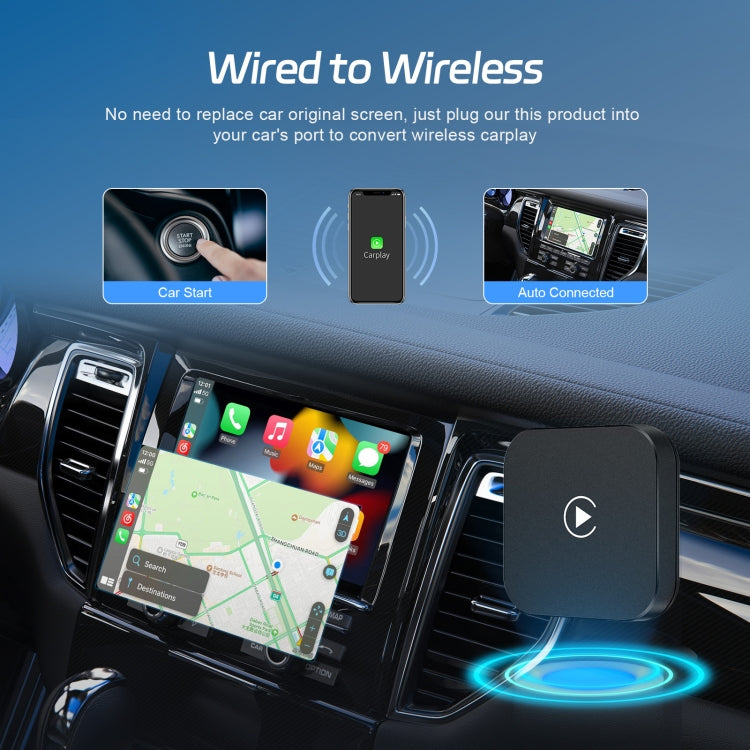 Universal Original Car Wired Cable Carplay To Wireless Carplay Box(Standard) - Car MP3 & MP4 & MP5 by PMC TechLife | Online Shopping South Africa | PMC TechLife | Buy Now Pay Later Mobicred
