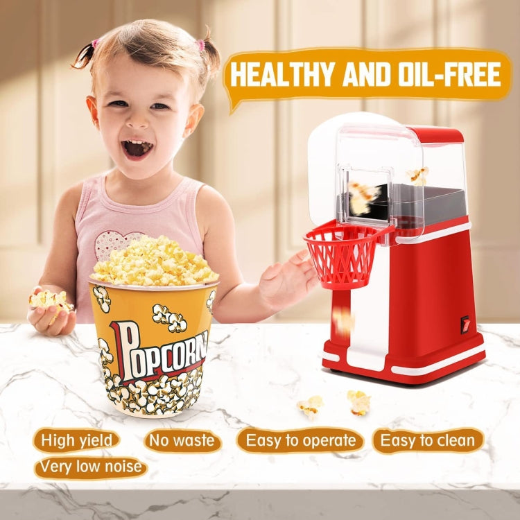 1200W Basket Popcorn Machine Electric Automatic Corn Popper 110V US Plug - free shipping - PMC TechLife - Order now!