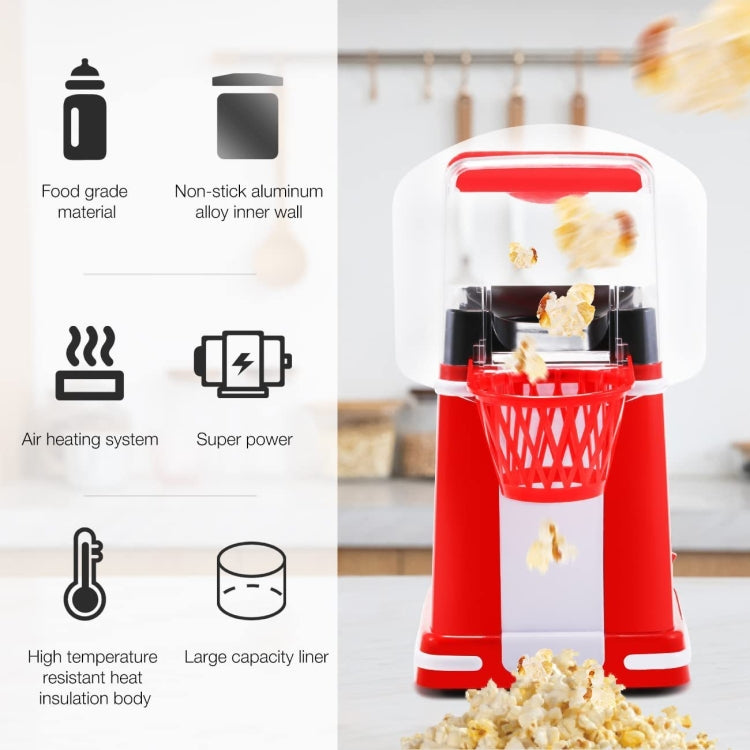 1200W Basket Popcorn Machine Electric Automatic Corn Popper 220V EU Plug - free shipping - PMC TechLife - Order now!