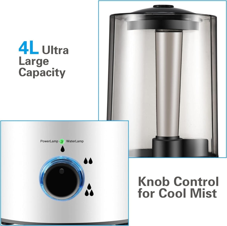 4L Reptile Humidifier Fogger Cool Mist Fog Mister with Tube for Tortoise Habita AU Plug - Air Purifier by PMC TechLife | Online Shopping South Africa | PMC TechLife | Buy Now Pay Later Mobicred