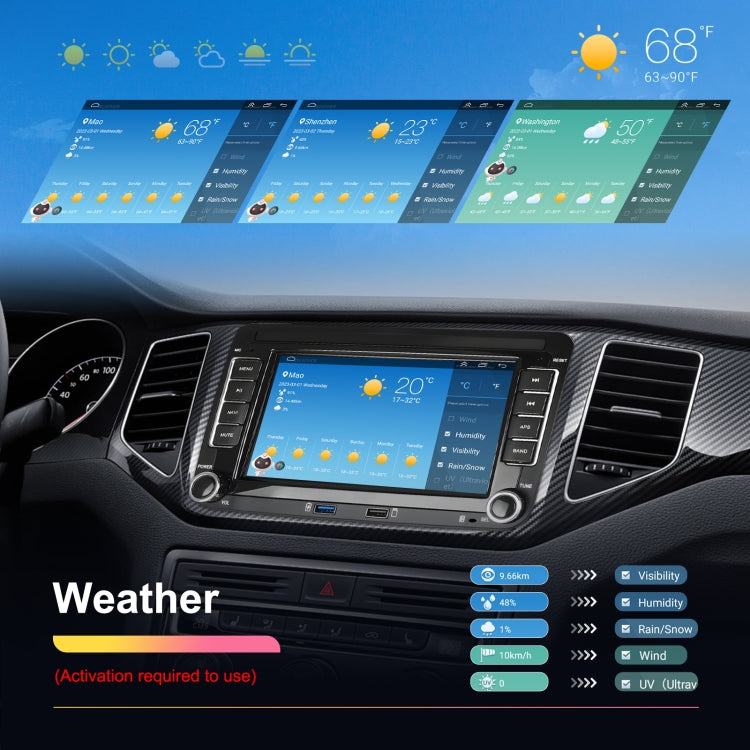 For Volkswagen/Skoda 2+64G Player Large Screen Carplay Android Navigation Reversing Camera Integrated Machine(Standard) - Car MP3 & MP4 & MP5 by PMC TechLife | Online Shopping South Africa | PMC TechLife | Buy Now Pay Later Mobicred