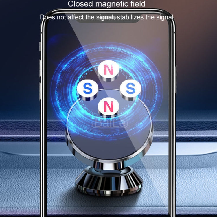 BaiLe Magnetic Car Phone Holder Universal Car Dashboard Fixed Navigation Bracket, Color: Buckle Silver - Universal Car Holders by BaiLe | Online Shopping South Africa | PMC Jewellery | Buy Now Pay Later Mobicred