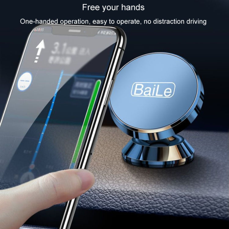 BaiLe Magnetic Car Phone Holder Universal Car Dashboard Fixed Navigation Bracket, Color: Sticker Silver - free shipping - PMC Jewellery - Order now!