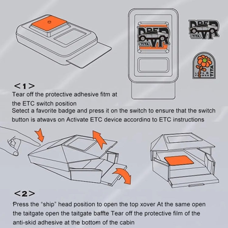 Car ETC Bracket Organizer Automotive Removable Center Console Ornament, Model: Speed Version - Stowing Tidying by PMC TechLife | Online Shopping South Africa | PMC TechLife | Buy Now Pay Later Mobicred