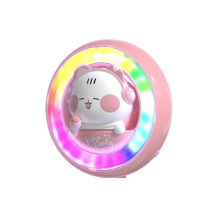 ICARER FAMILY XX-28 Car Aromatherapy Colorful Rhythm Lights Air Vent Aromatherapy Decoration(Pink) - Air Freshener by ICARER FAMILY | Online Shopping South Africa | PMC TechLife | Buy Now Pay Later Mobicred
