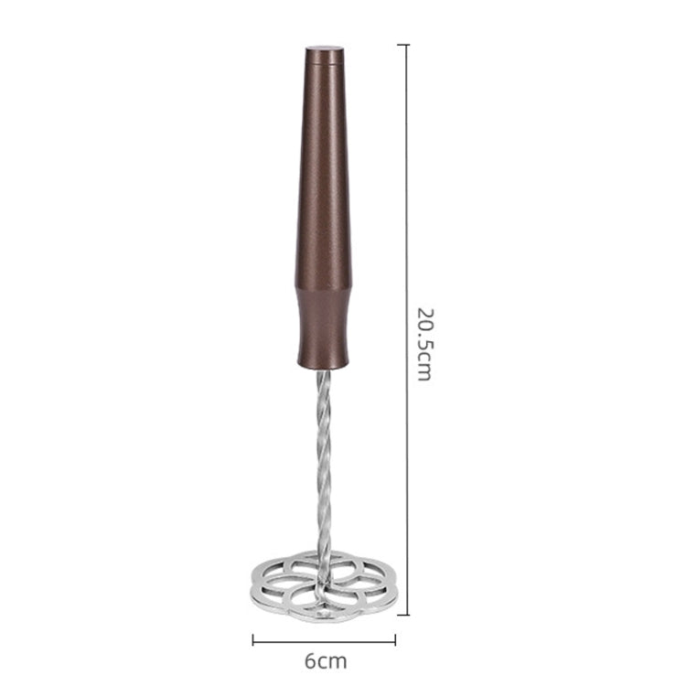 Aluminum Handle 316L Stainless Steel Potato Masher Thickened Taro Mashing Gadgets - Stirrer & Squeezer by PMC TechLife | Online Shopping South Africa | PMC TechLife | Buy Now Pay Later Mobicred