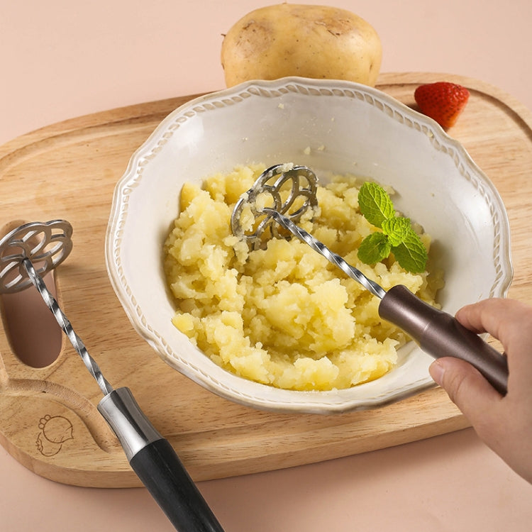 Aluminum Handle 316L Stainless Steel Potato Masher Thickened Taro Mashing Gadgets - Stirrer & Squeezer by PMC TechLife | Online Shopping South Africa | PMC TechLife | Buy Now Pay Later Mobicred