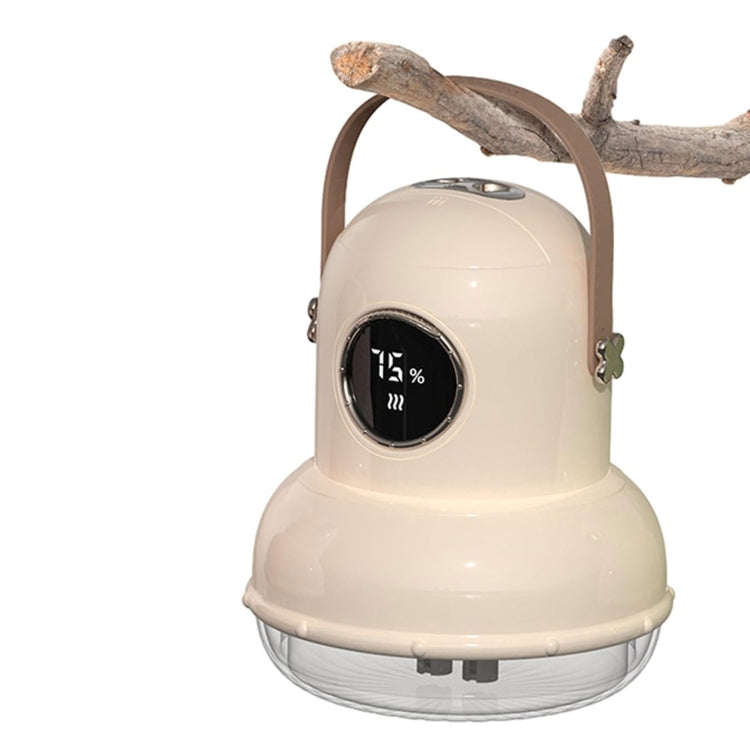 ICARER FAMILY IF-JS01 USB Charging Desktop Night Light Dual-spray Humidifier, Color: Beige (Digital) - free shipping - PMC TechLife - Order now!