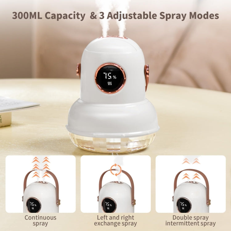 ICARER FAMILY IF-JS01 USB Charging Desktop Night Light Dual-spray Humidifier, Color: Green (Digital) - free shipping - PMC TechLife - Order now!