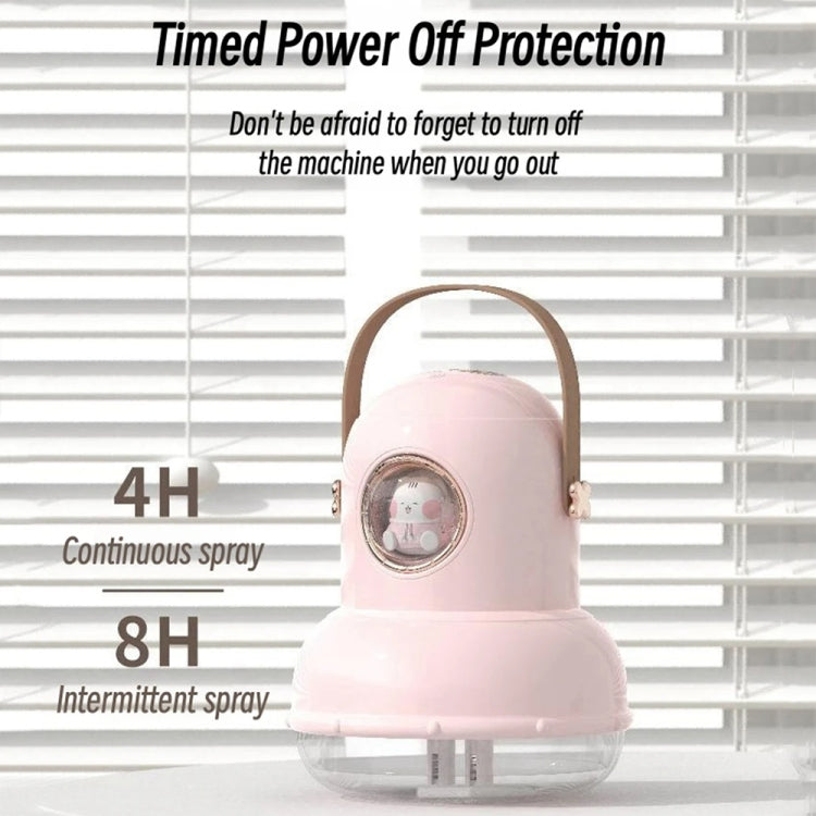 ICARER FAMILY IF-JS01 USB Charging Desktop Night Light Dual-spray Humidifier, Color: Beige (Doll) - free shipping - PMC TechLife - Order now!