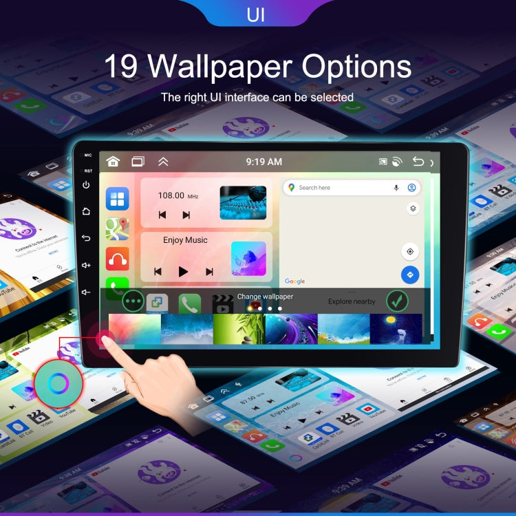 7 inch 6+128G Android Universal HD Large Screen Car Bluetooth Player Android GPS Navigation Integrated Machine(Standard) - Car MP3 & MP4 & MP5 by PMC TechLife | Online Shopping South Africa | PMC TechLife | Buy Now Pay Later Mobicred