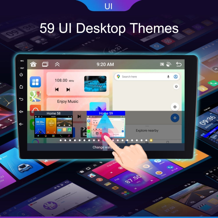 10.1 inch 6+128G Android Universal HD Large Screen Car Bluetooth Player Android GPS Navigation Integrated Machine(Standard) - Car MP3 & MP4 & MP5 by PMC TechLife | Online Shopping South Africa | PMC TechLife | Buy Now Pay Later Mobicred
